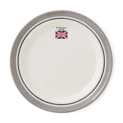 Portmeirion Potter's Stripe Set of 4 Bread Plates, Grey Clearance