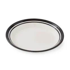 Portmeirion Potter's Stripe Set of 4 Bread Plates, Black Outlet