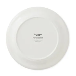 Portmeirion Potter's Stripe Set of 4 Dinner Plates, Green Hot