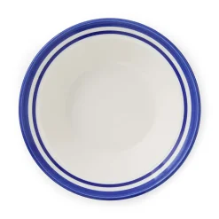 Portmeirion Potter's Stripe Set of 4 Oatmeal Bowls, Blue Sale