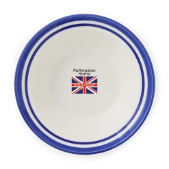 Portmeirion Potter's Stripe Set of 4 Oatmeal Bowls, Blue Sale