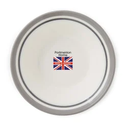Portmeirion Potter's Stripe Set of 4 Oatmeal Bowls, Grey Best