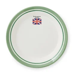 Portmeirion Potter's Stripe Set of 4 Side Plates, Green New