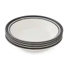 Portmeirion Potter's Stripe Set of 4 Soup Plates, Black Online