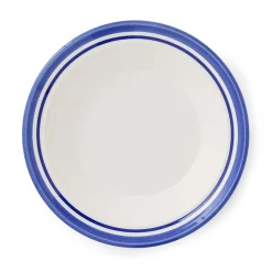 Portmeirion Potter's Stripe Set of 4 Soup Plates, Blue Hot