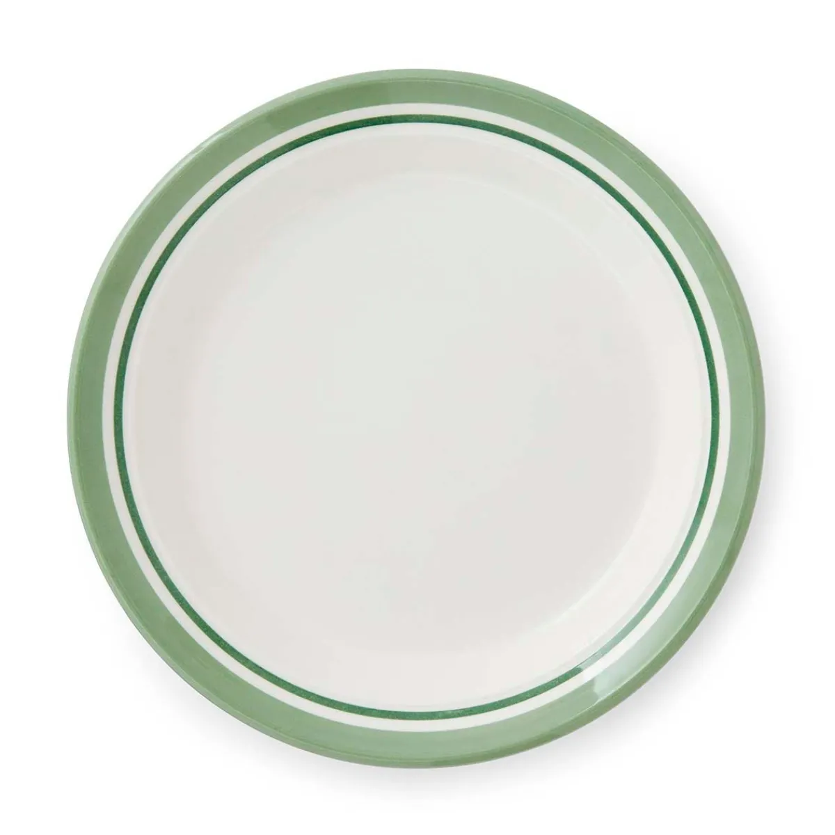 Portmeirion Potter's Stripe Side Plate, Green Sale