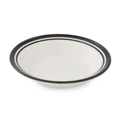 Portmeirion Potter's Stripe Soup Plate, Black Best