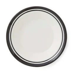 Portmeirion Potter's Stripe Soup Plate, Black Best