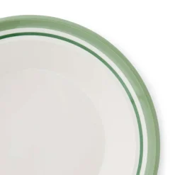 Portmeirion Potter's Stripe Soup Plate, Green Best
