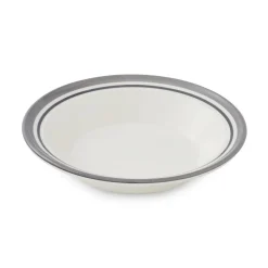 Portmeirion Potter's Stripe Soup Plate, Grey Hot