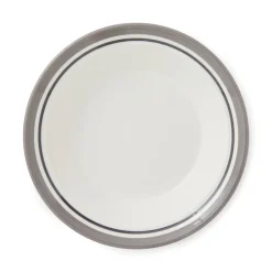 Portmeirion Potter's Stripe Soup Plate, Grey Hot