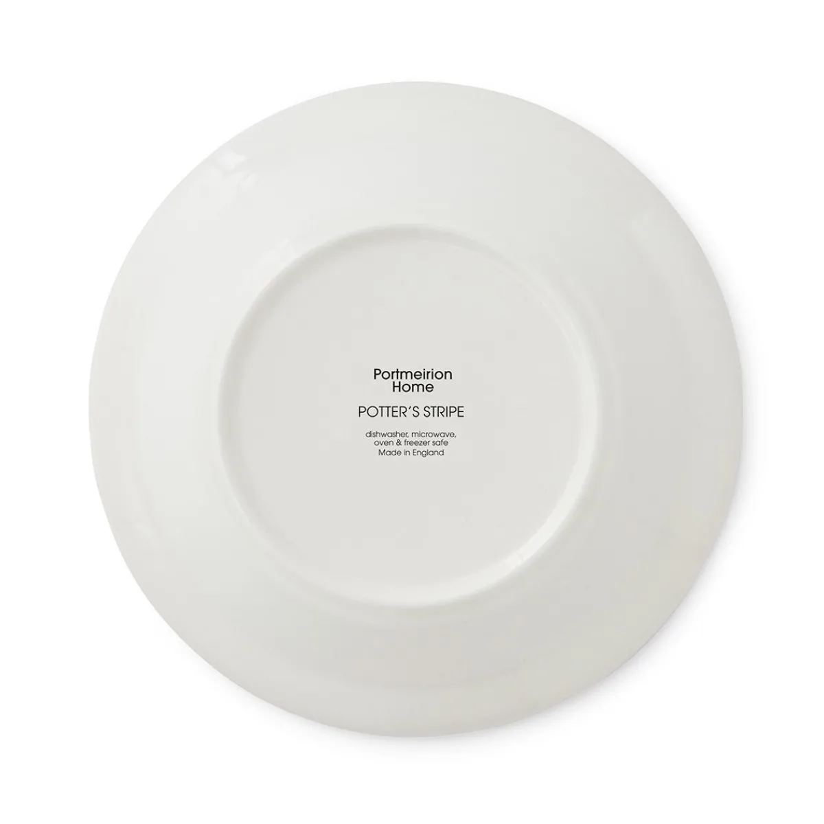Portmeirion Potter's Stripe Soup Plate, Red Fashion