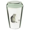 Royal Worcester Wrendale Designs Cat Travel Mug with Silicone Lid Best