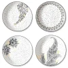 Portmeirion Sara Miller Artisanne Noir Set of 4 Pasta Bowls Hot
