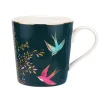 Portmeirion Sara Miller Chelsea Mug, Dark Green Fashion