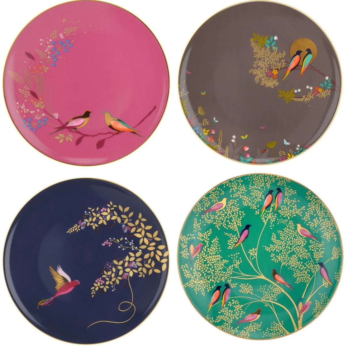 Portmeirion Sara Miller Chelsea Set of 4 Cake Plates Online