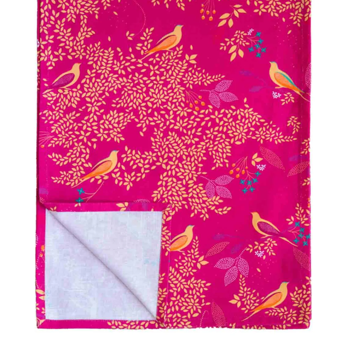 Portmeirion Sara Miller Chelsea Table Runner, Pink Hot