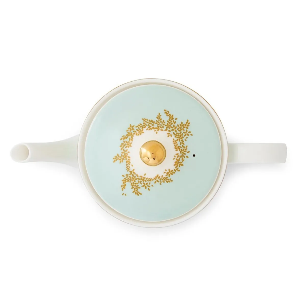 Portmeirion Sara Miller Orchard Teapot, Duck Egg Hot