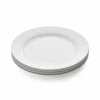 Royal Worcester Serendipity Platinum Set of 4 Dinner Plates Outlet