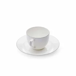 Royal Worcester Serendipity Platinum Set of 4 Teacup & Saucer Outlet
