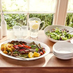 Portmeirion Sophie Conran Large Salad Bowl, White Discount