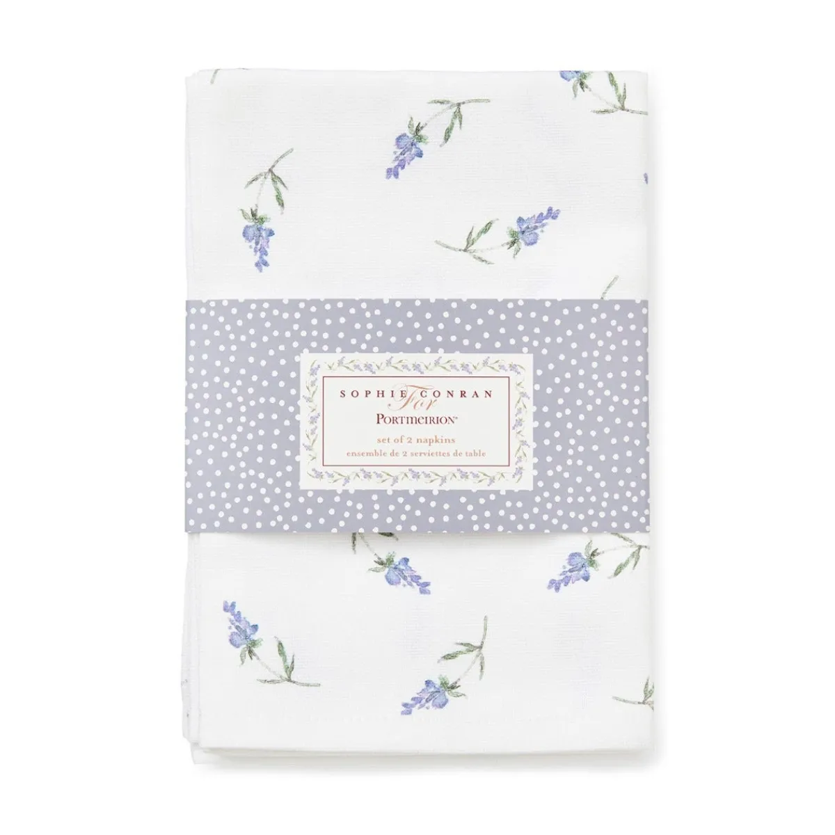 Portmeirion Sophie Conran Lavandula Set of 2 Napkins Best