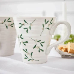 Portmeirion Sophie Conran Mistletoe Set of 2 Mugs Sale