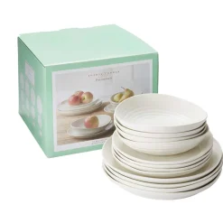 Portmeirion Sophie Conran 12 Piece Coupe Dinner Set Fashion