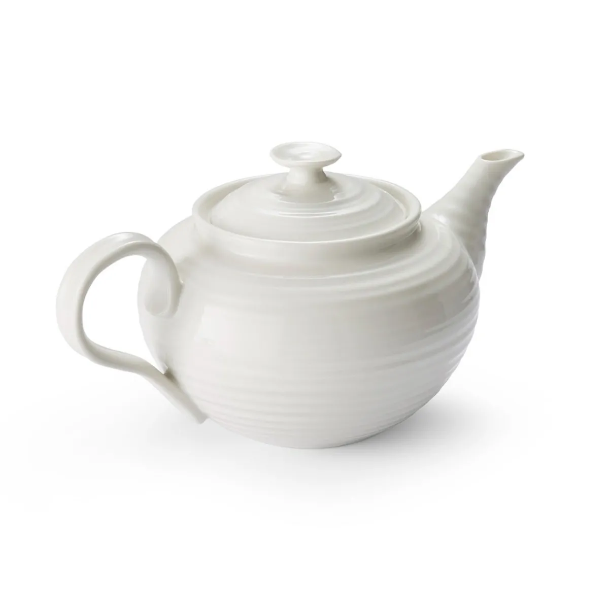 Portmeirion Sophie Conran 2 Pint Teapot, White Fashion
