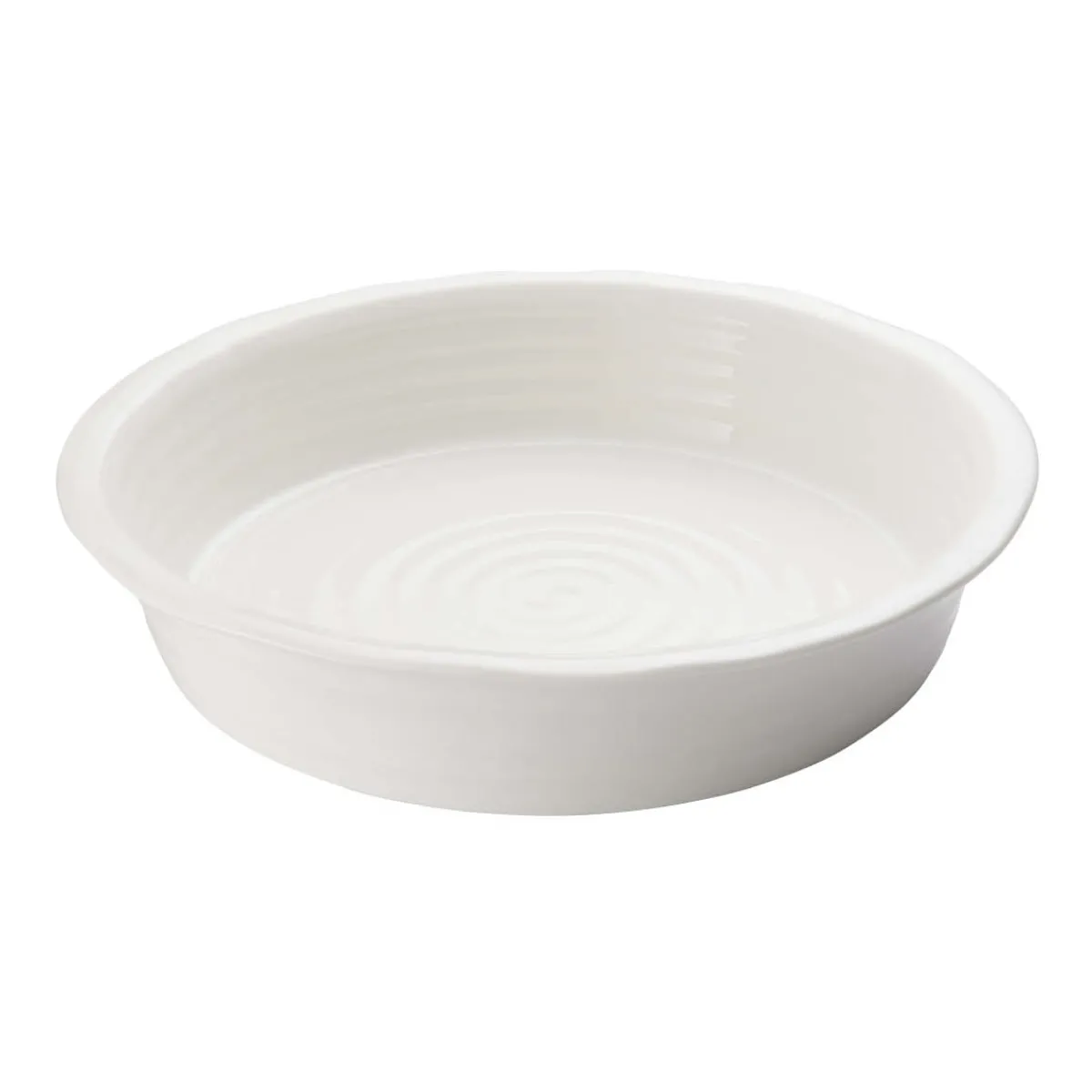 Portmeirion Sophie Conran Round Pie Dish, White Outlet