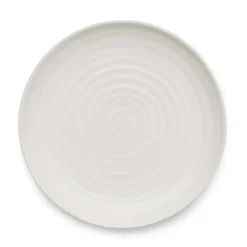 Portmeirion Sophie Conran Set of 4 Coupe Buffet Plates, White New