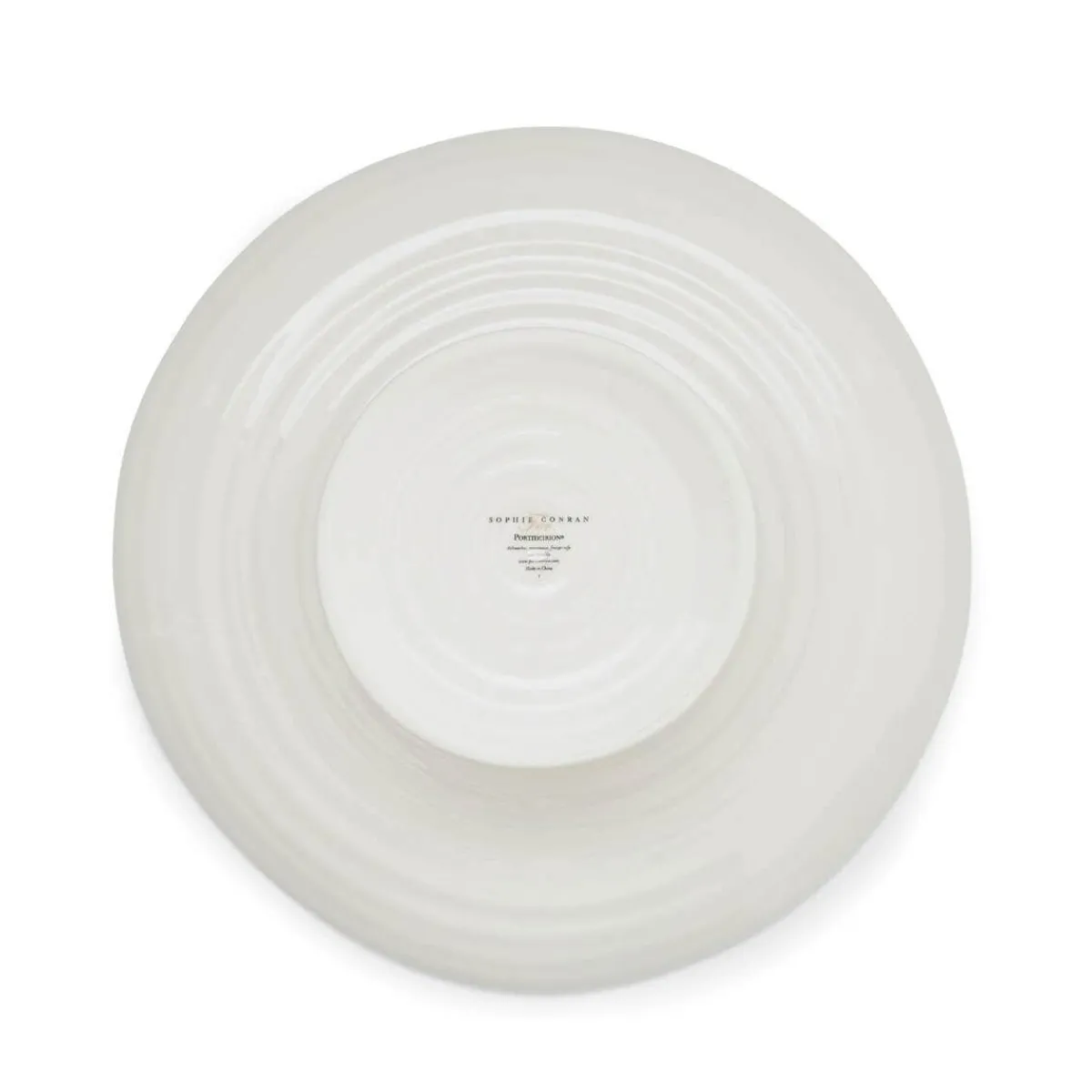 Portmeirion Sophie Conran Small Footed Cake Plate, White Clearance