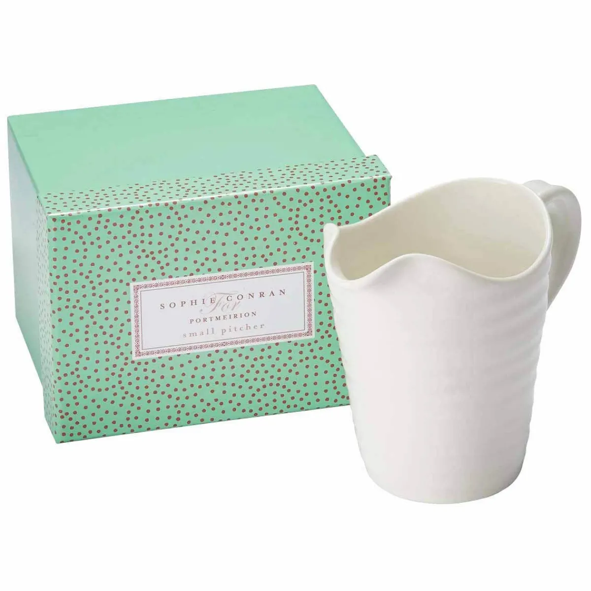 Portmeirion Sophie Conran Small Pitcher, White Fashion