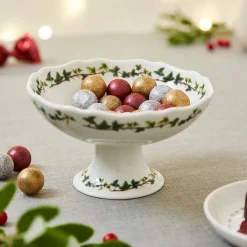 Portmeirion The Holly and the Ivy Scalloped Dish Hot