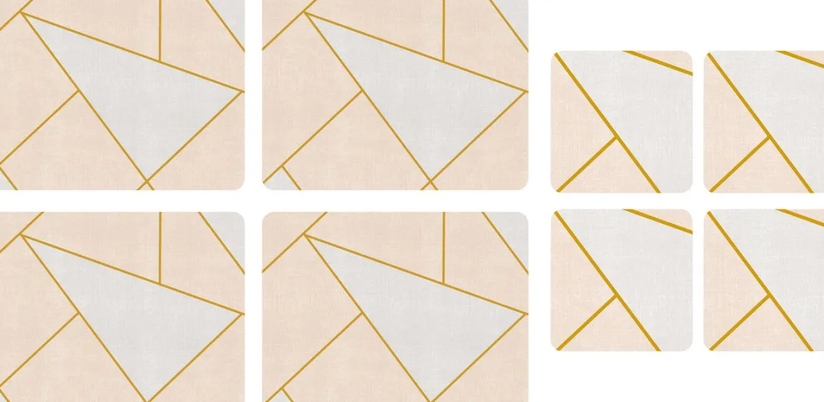 Pimpernel Urban Chic Set of 4 Placemat & Coaster Set New