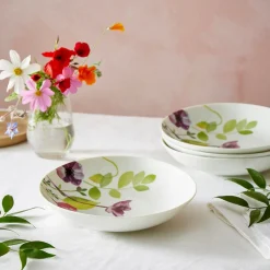 Portmeirion Water Garden Set of 4 Pasta Bowls Sale