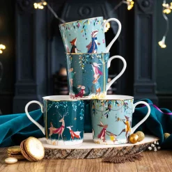 Portmeirion Woodland Tales Set of 4 Mugs, Assorted Best