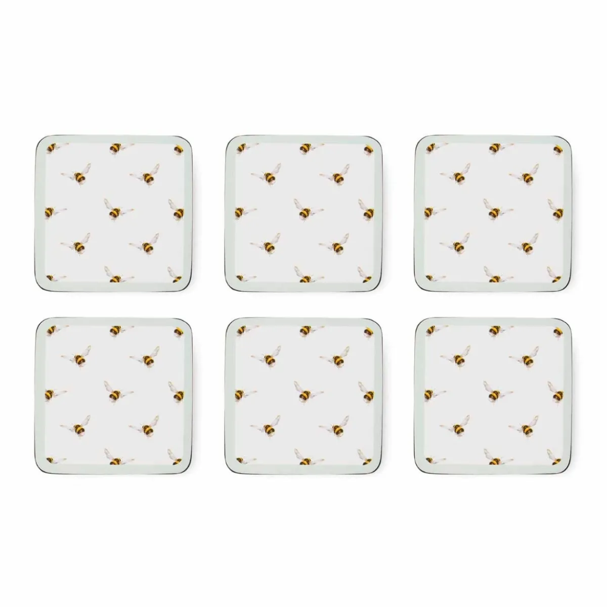 Pimpernel Wrendale Designs Bee Set of 6 Coasters Clearance