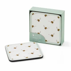 Pimpernel Wrendale Designs Bee Set of 6 Coasters Clearance