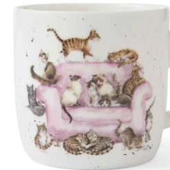 Royal Worcester Wrendale Designs Cattitude Mug Sale
