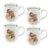 Royal Worcester Wrendale Designs Cookies for Santa, set of 4 Discount