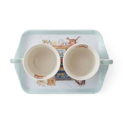 Pimpernel Wrendale Designs Country Kitchen Mug & Tray Set New