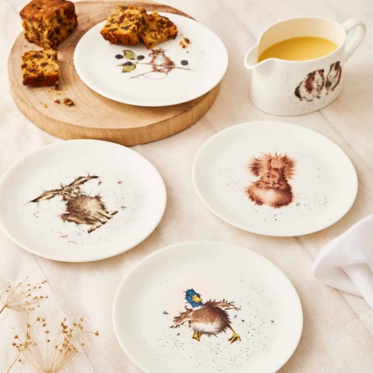 Royal Worcester Wrendale Designs Coupe Plates, 20cm Clearance