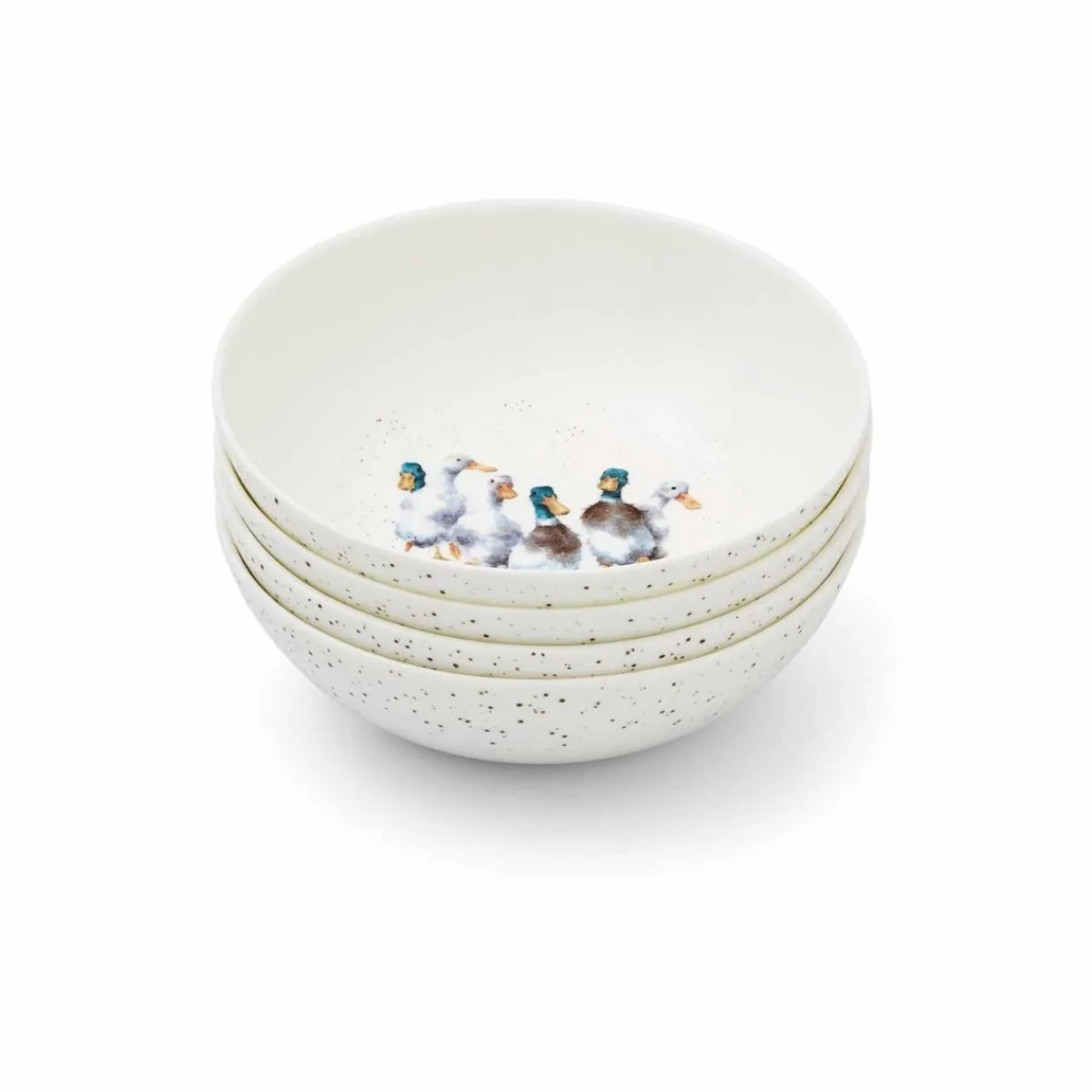 Royal Worcester Wrendale Designs Duck Set of 4 Bowls Hot