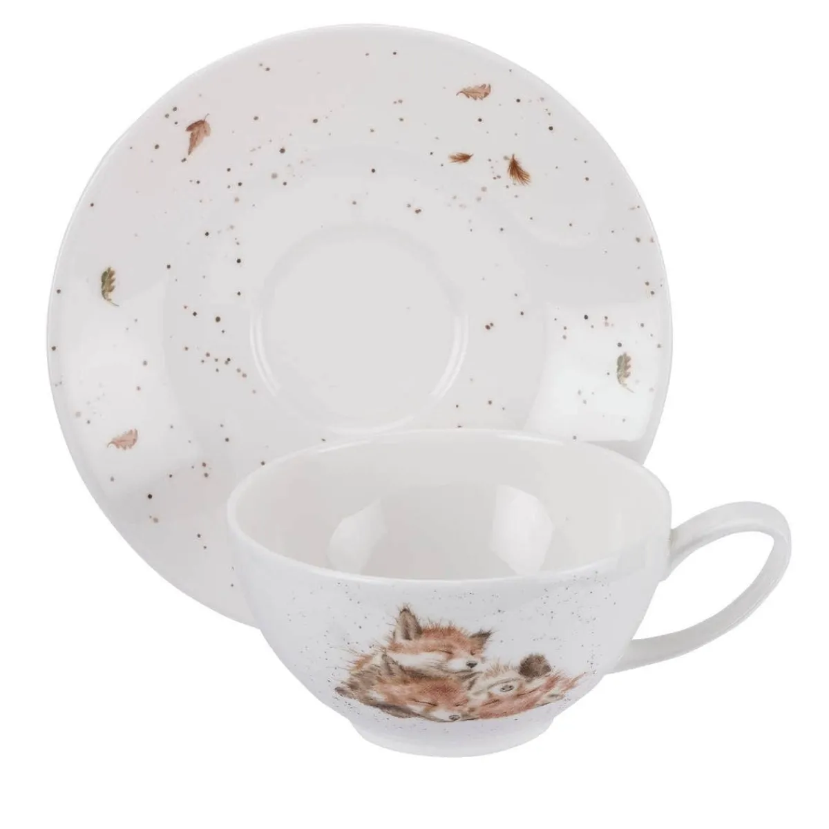 Royal Worcester Wrendale Designs Fox Large Cup & Saucer Clearance