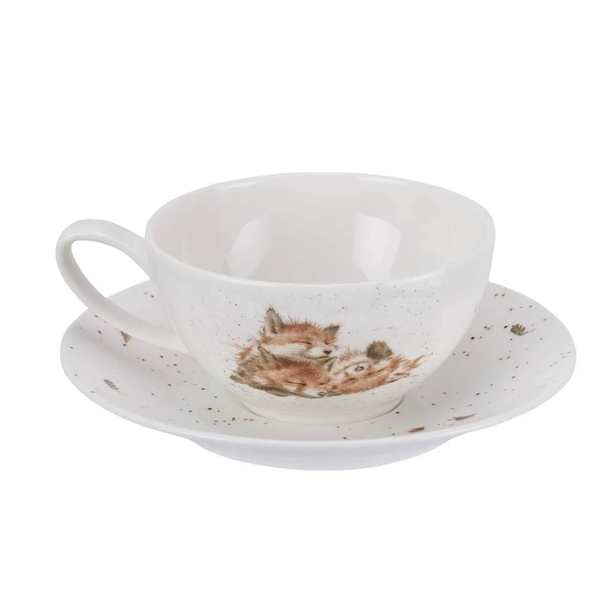 Royal Worcester Wrendale Designs Fox Large Cup & Saucer Clearance