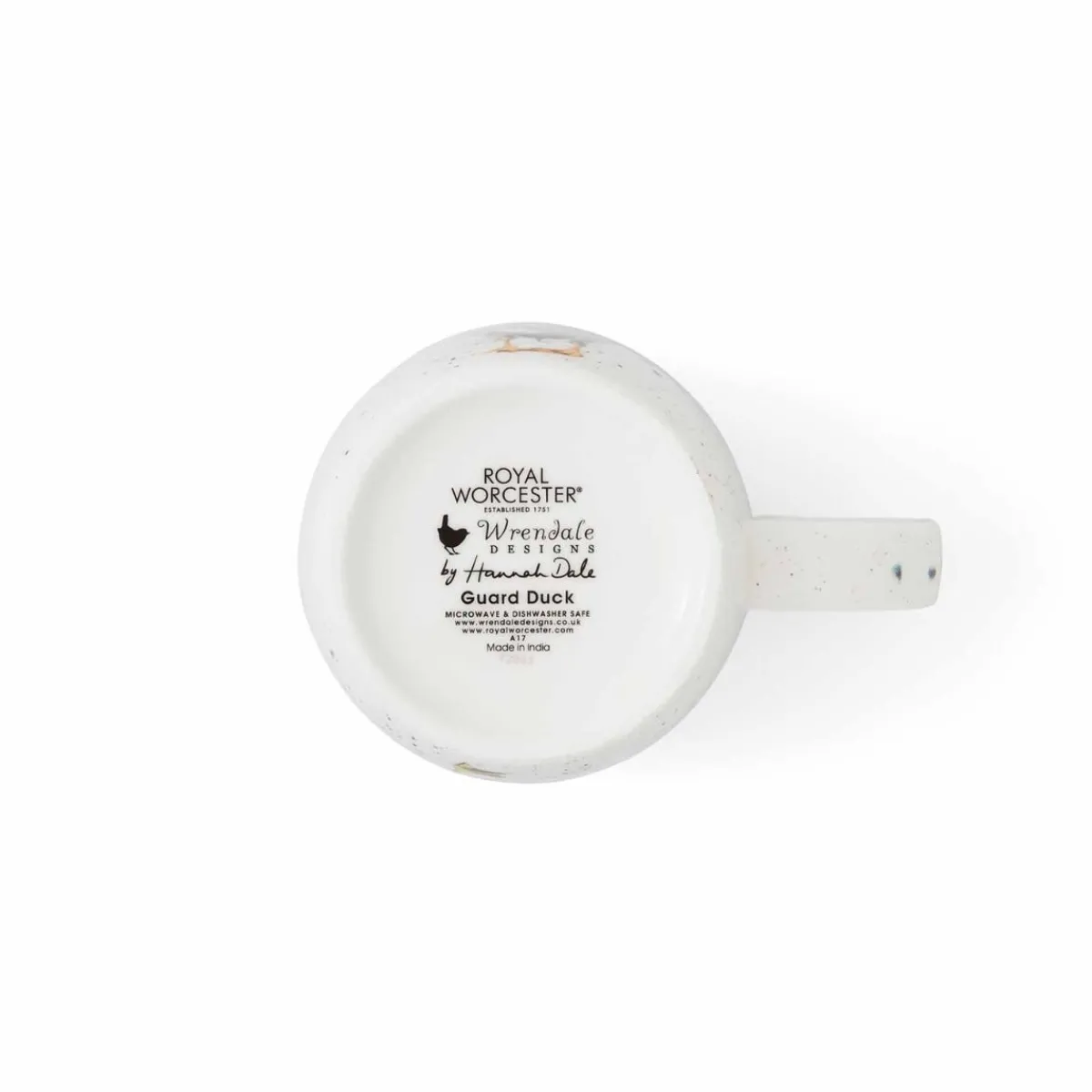 Royal Worcester Wrendale Designs Guard Duck Personalised Mug Hot