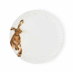 Royal Worcester Wrendale Designs Hare 4 Coupe Dinner Plates Fashion