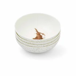 Royal Worcester Wrendale Designs Hare Set of 4 Bowls Sale
