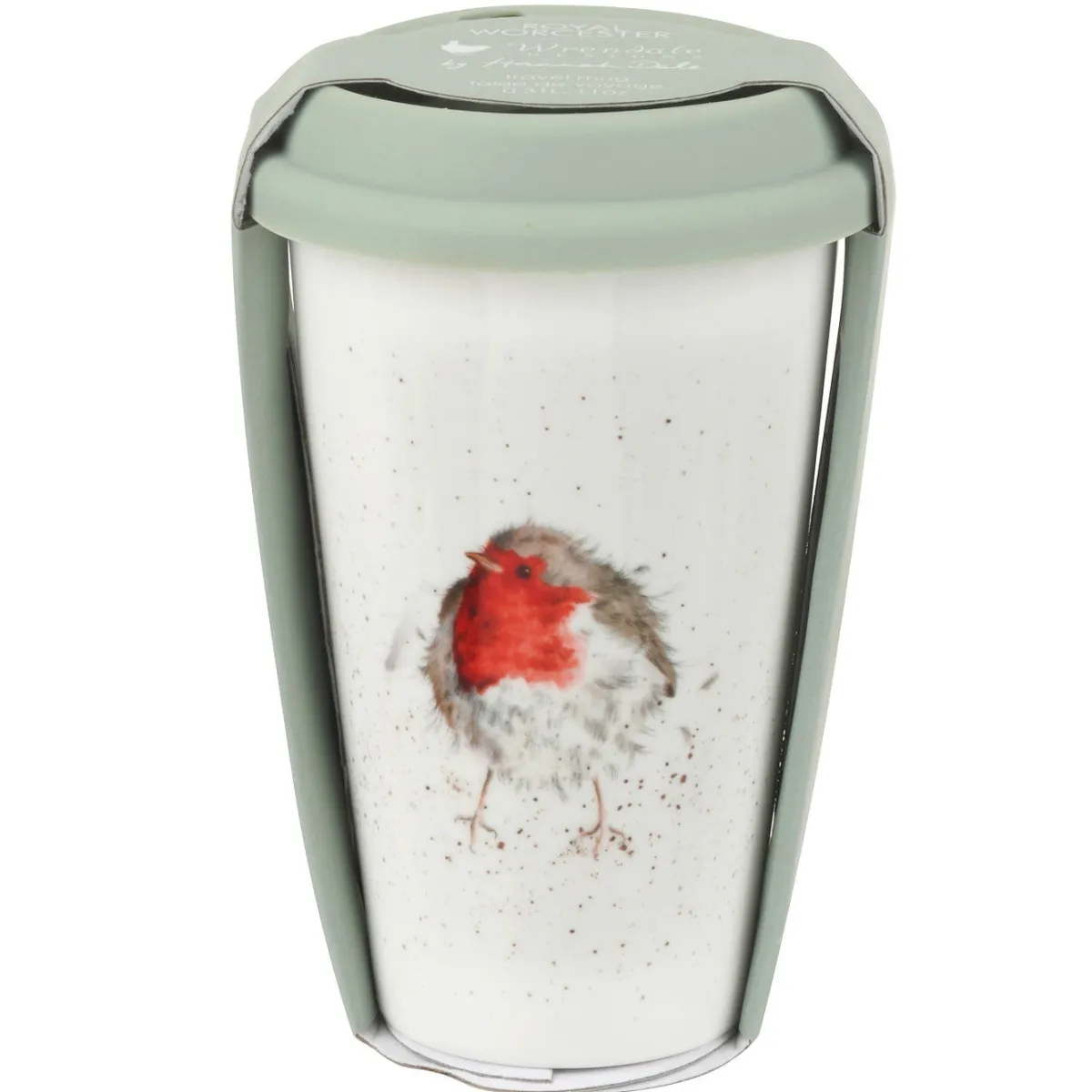 Royal Worcester Wrendale Designs Robin Travel Mug Fashion